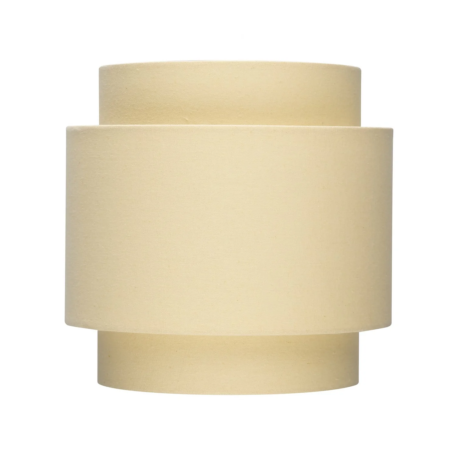 Finn Tier Drum Lemon Linen Shade - 25cm - Image 2