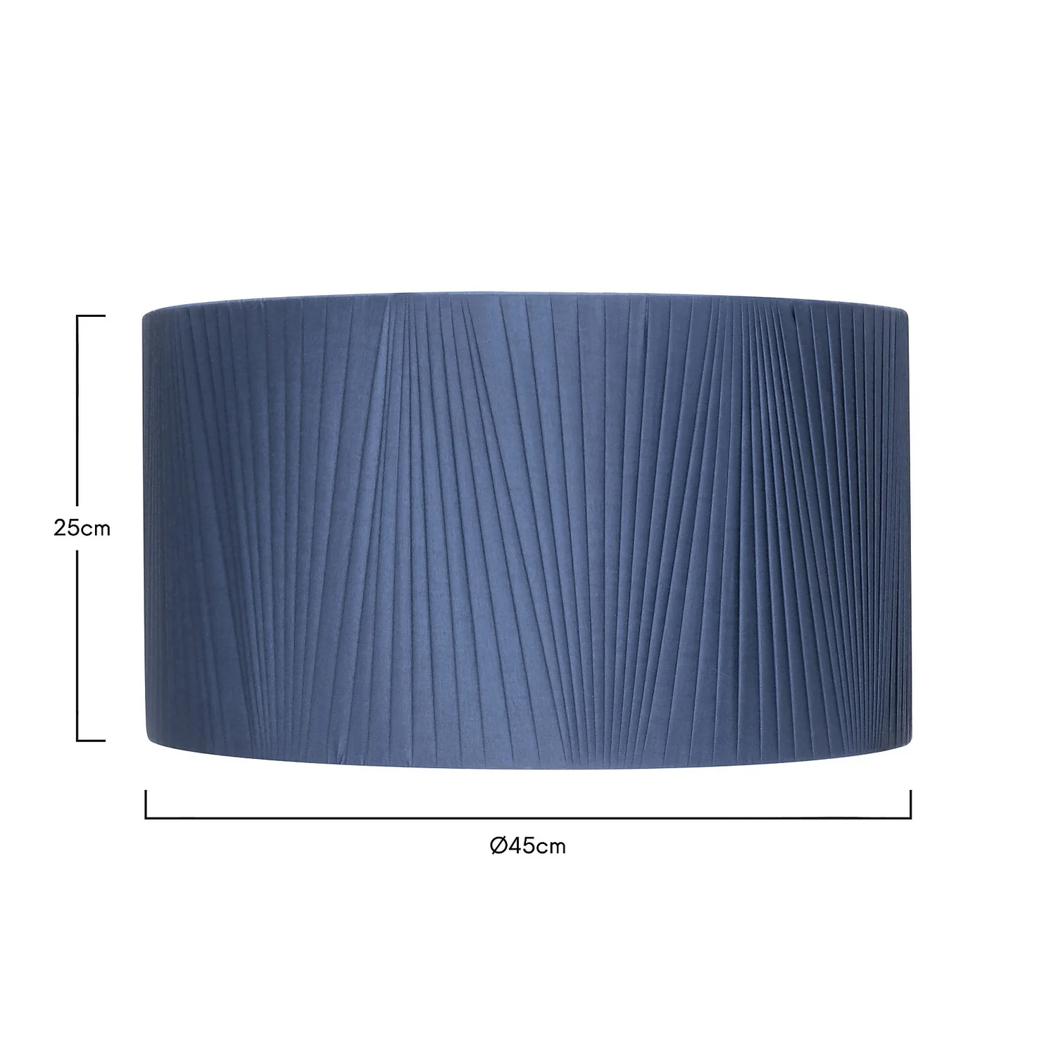 Raye Peacock Drum Pleated Silk Shade - 45cm - Image 5