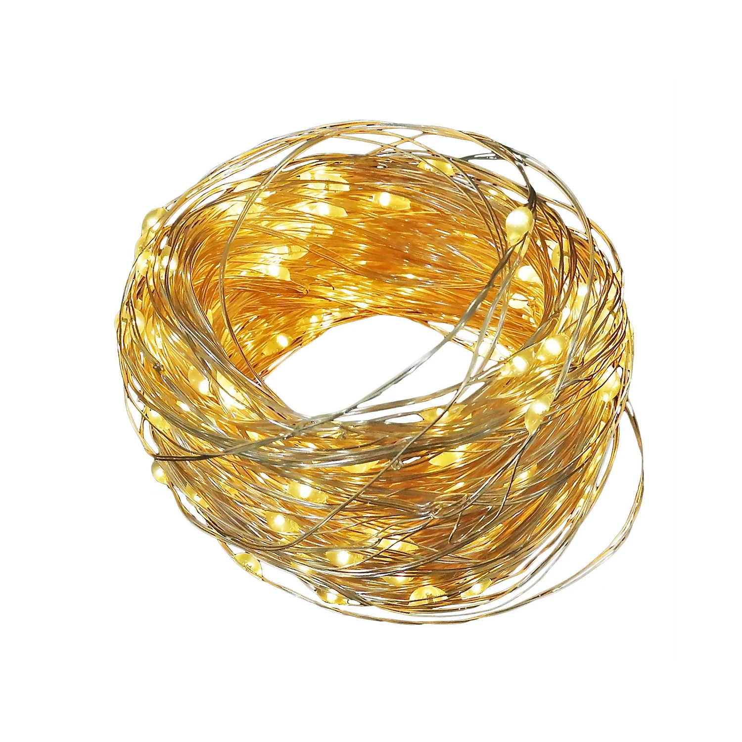 300 Solar Warm White Copper Wire Lights - Image 2