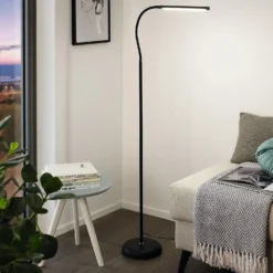 EGLO Laroa Slim Black Floor Lamp