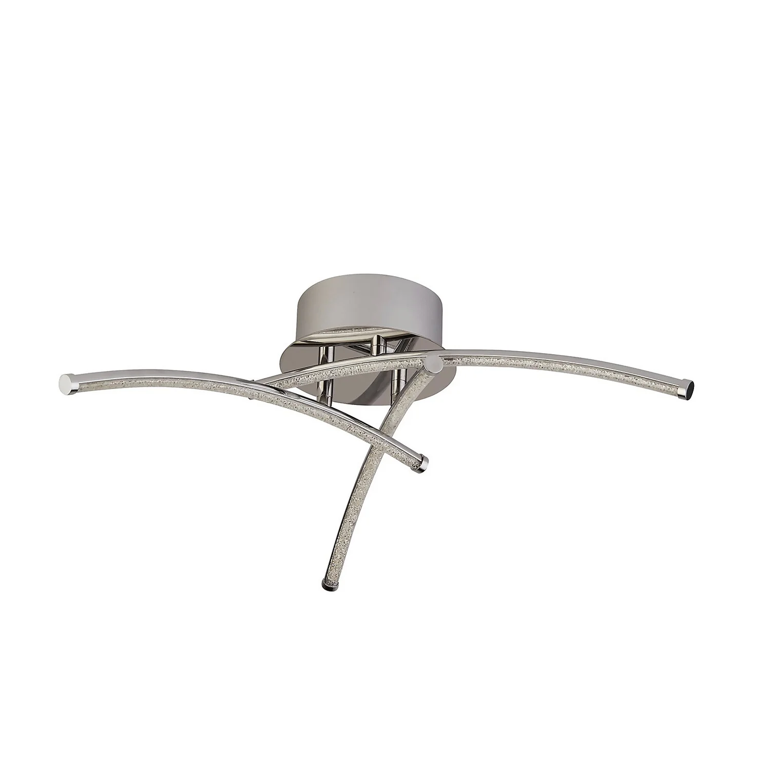 Atlanta 3 Light LED Flush Ceiling Light - Chrome - Image 3