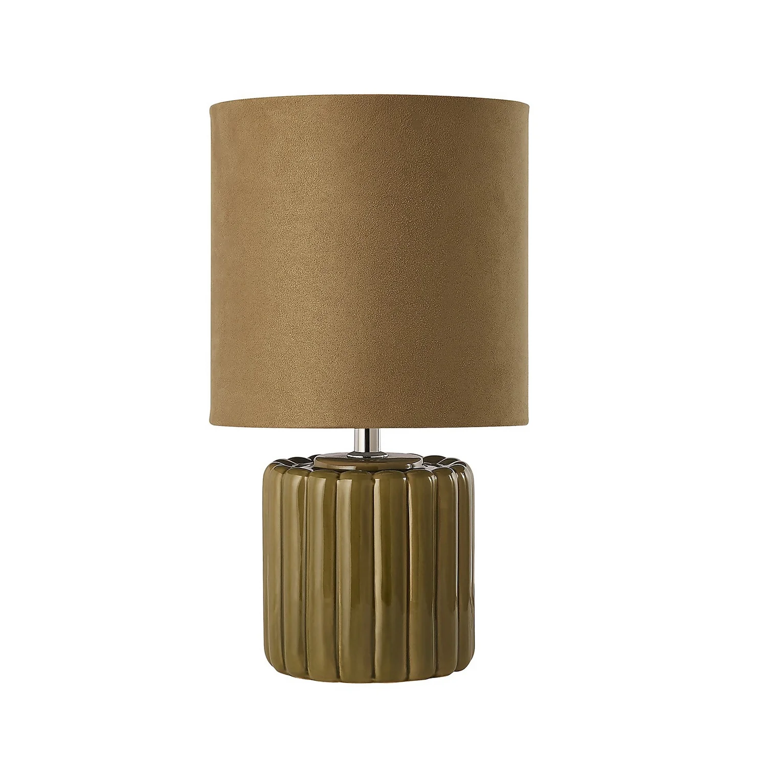 Phoebe Ceramic Table Lamp - Olive - Image 3
