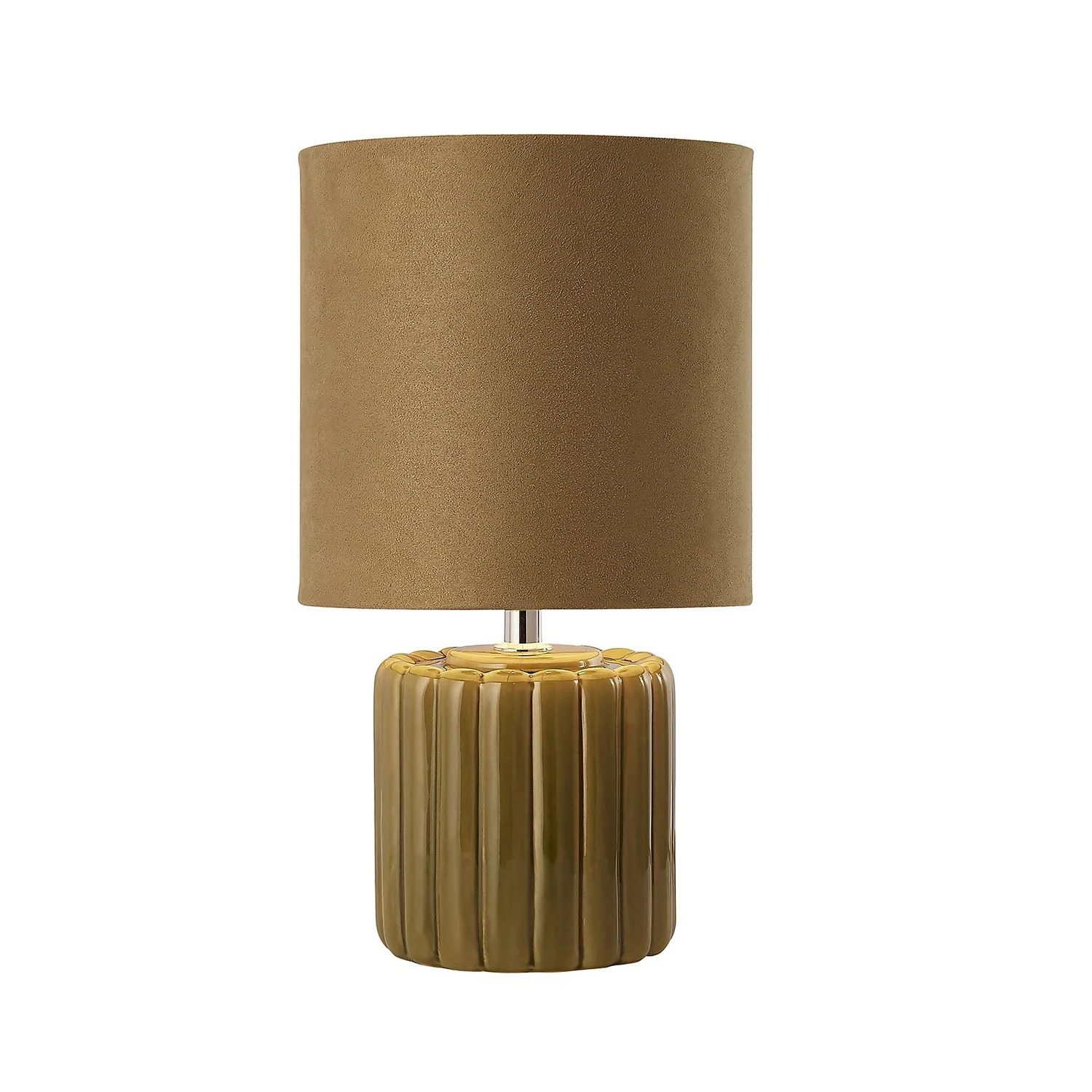Phoebe Ceramic Table Lamp - Olive - Image 2