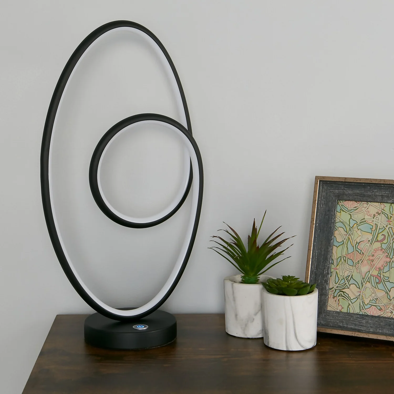 Sasha LED Table Lamp - Black - Image 3