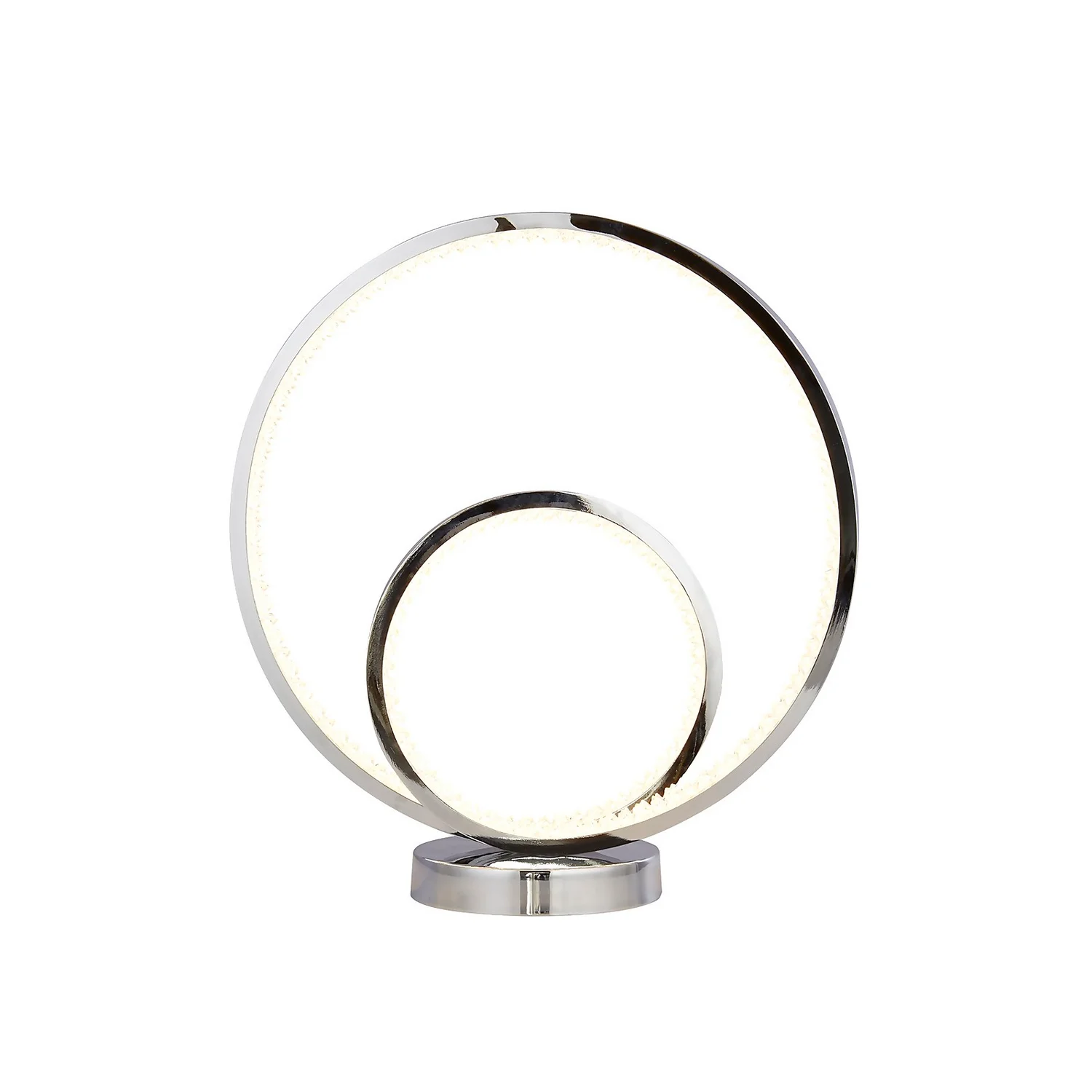 Sasha LED Table Lamp - Chrome & Crystal - Image 2