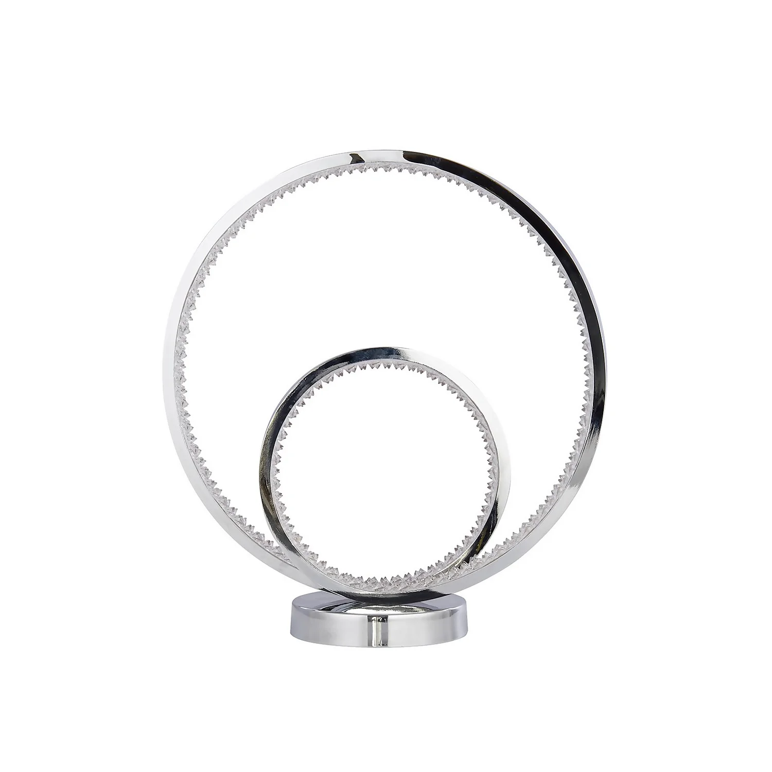 Sasha LED Table Lamp - Chrome & Crystal - Image 4