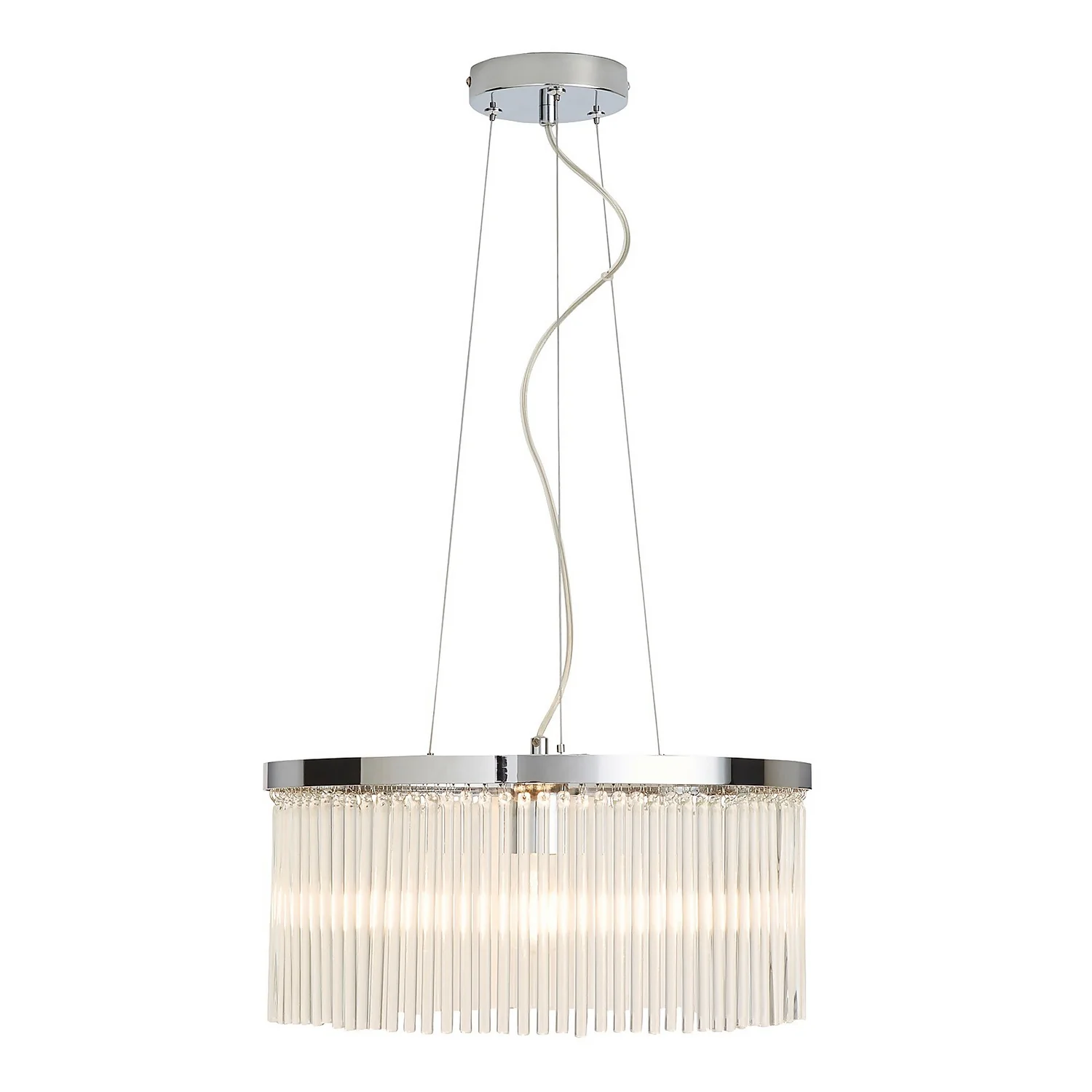 Highgate Single Tier Pendant Light - Chrome - Image 2