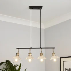 Edale 4 Light Diner Bar Pendant