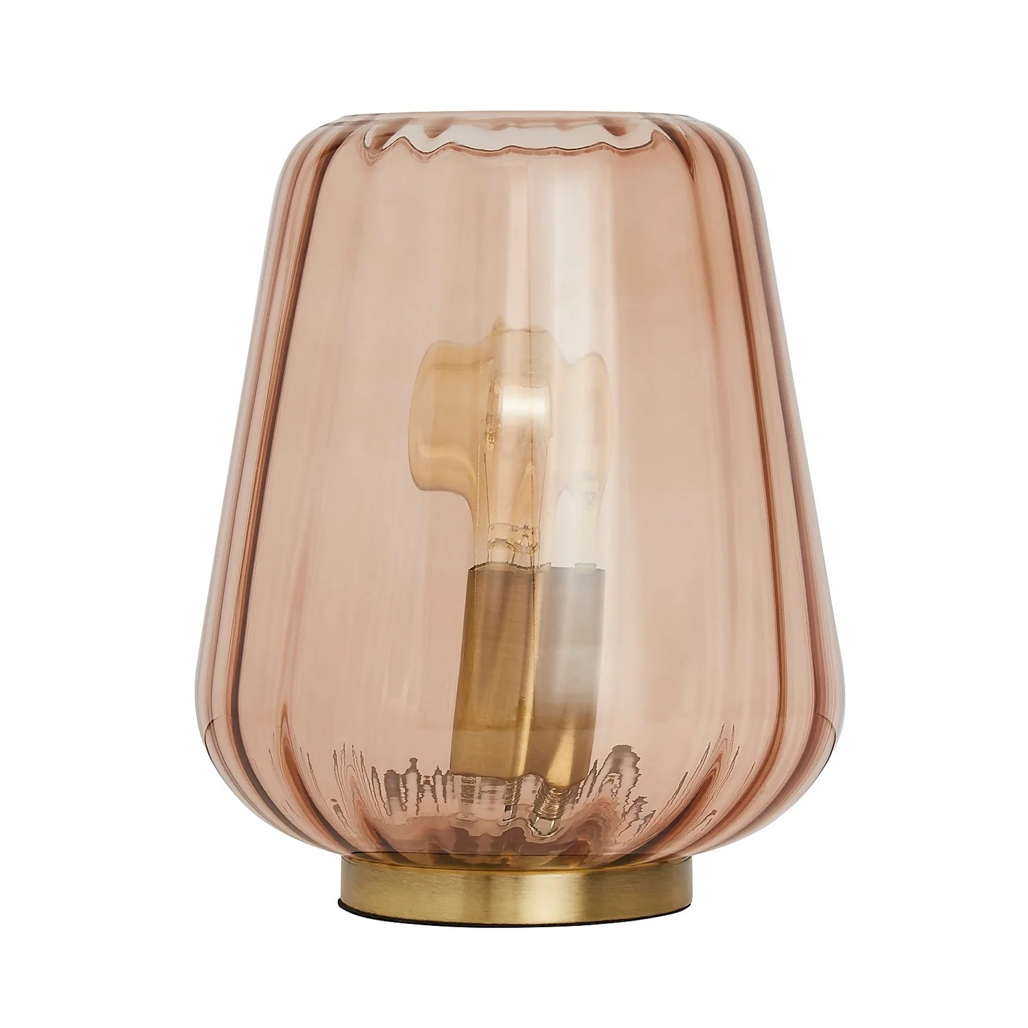 Adore Glass Table Lamp - Amber - Image 3