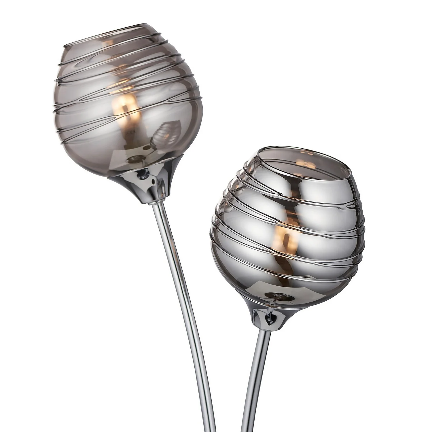 Marple Table Lamp - Chrome & Smoke - Image 4