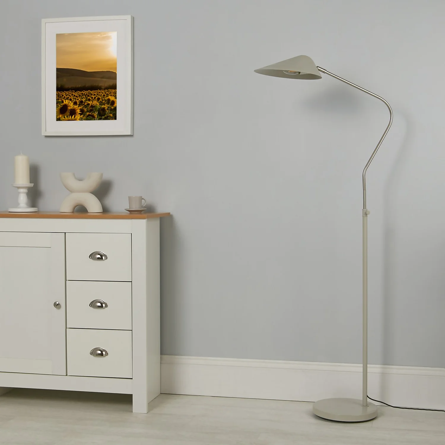 Laila Floor Lamp - Stone - Image 3