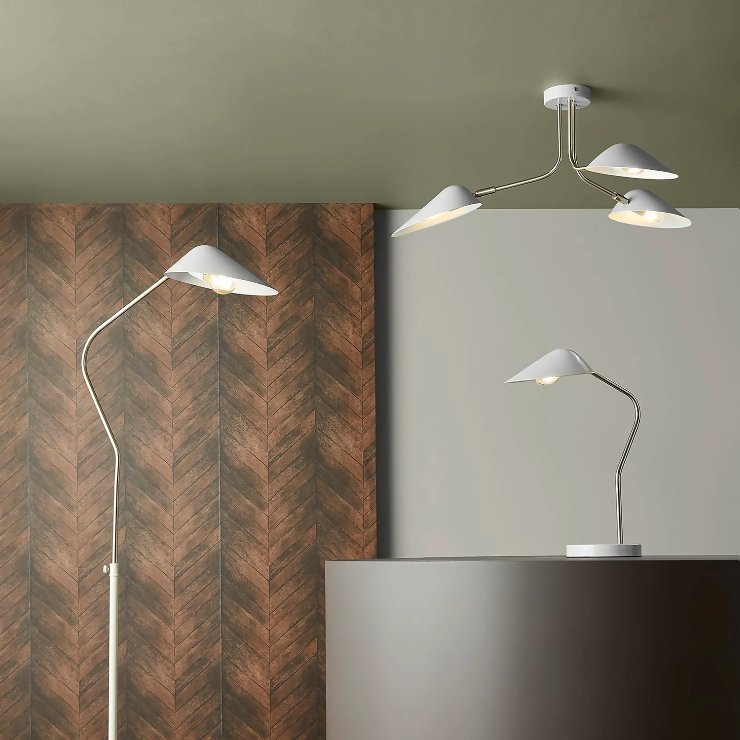 Laila Floor Lamp - Stone - Image 7