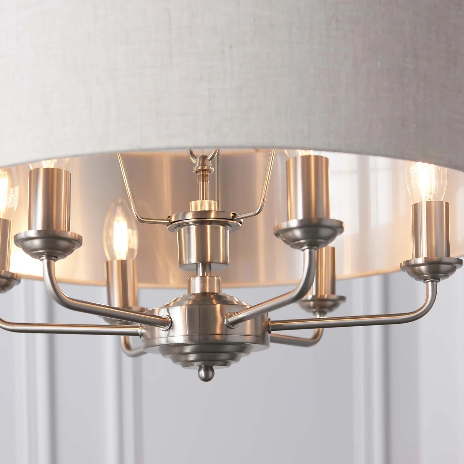 Highclere Pendant Light - 6lt Chrome - Image 6