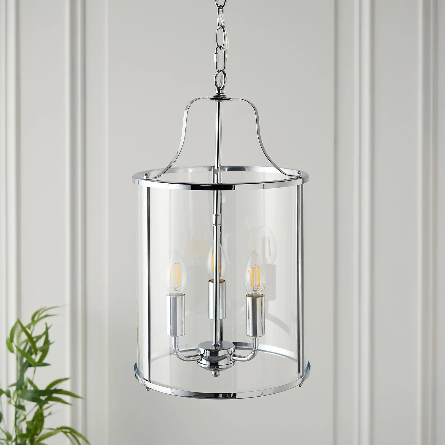 Chester 3 Light Pendant - Chrome - Image 5