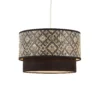 Harper Two Tier Easy-Fit Light Shade - Black