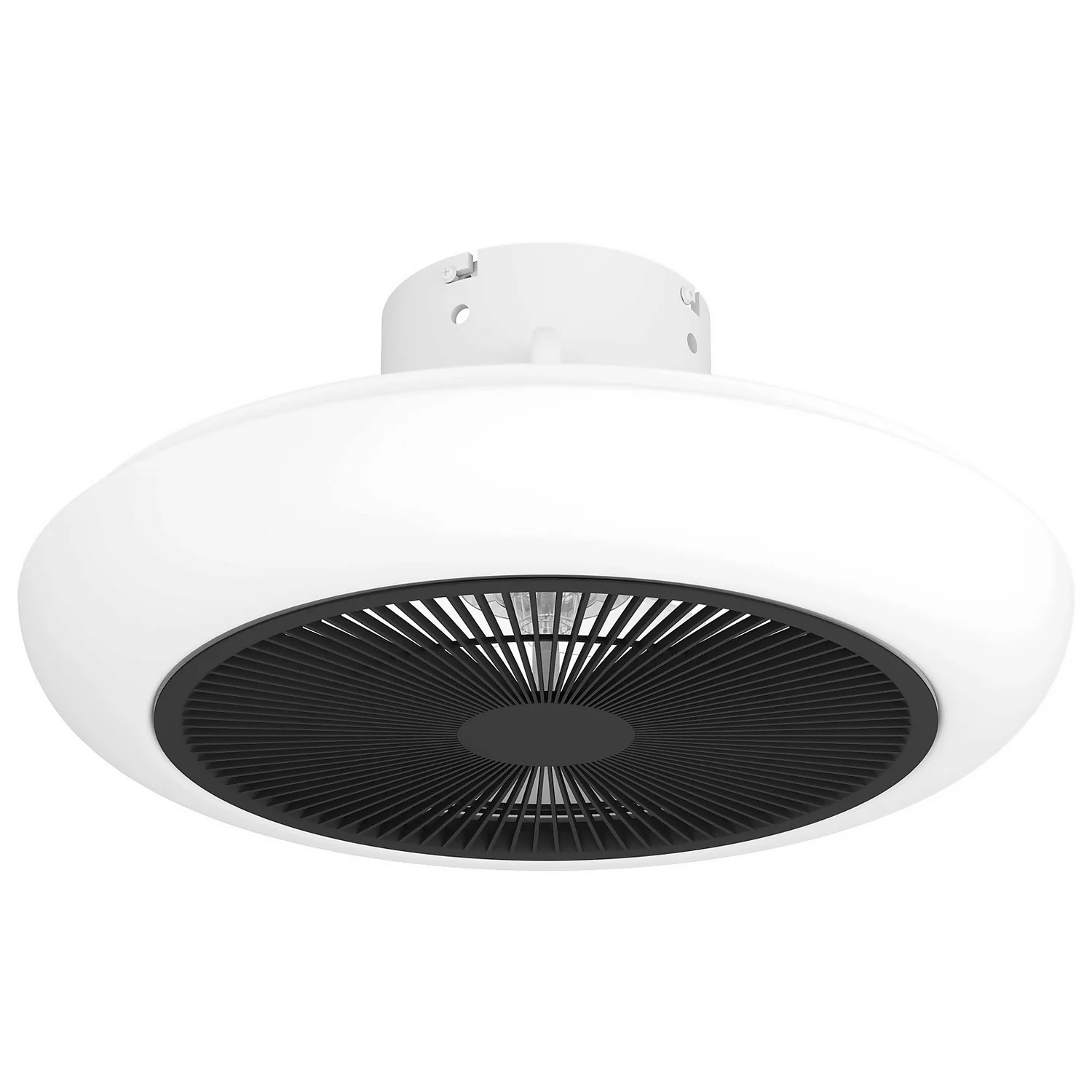 EGLO Sayulita Ceiling Light With Fan - White & Black - Image 2