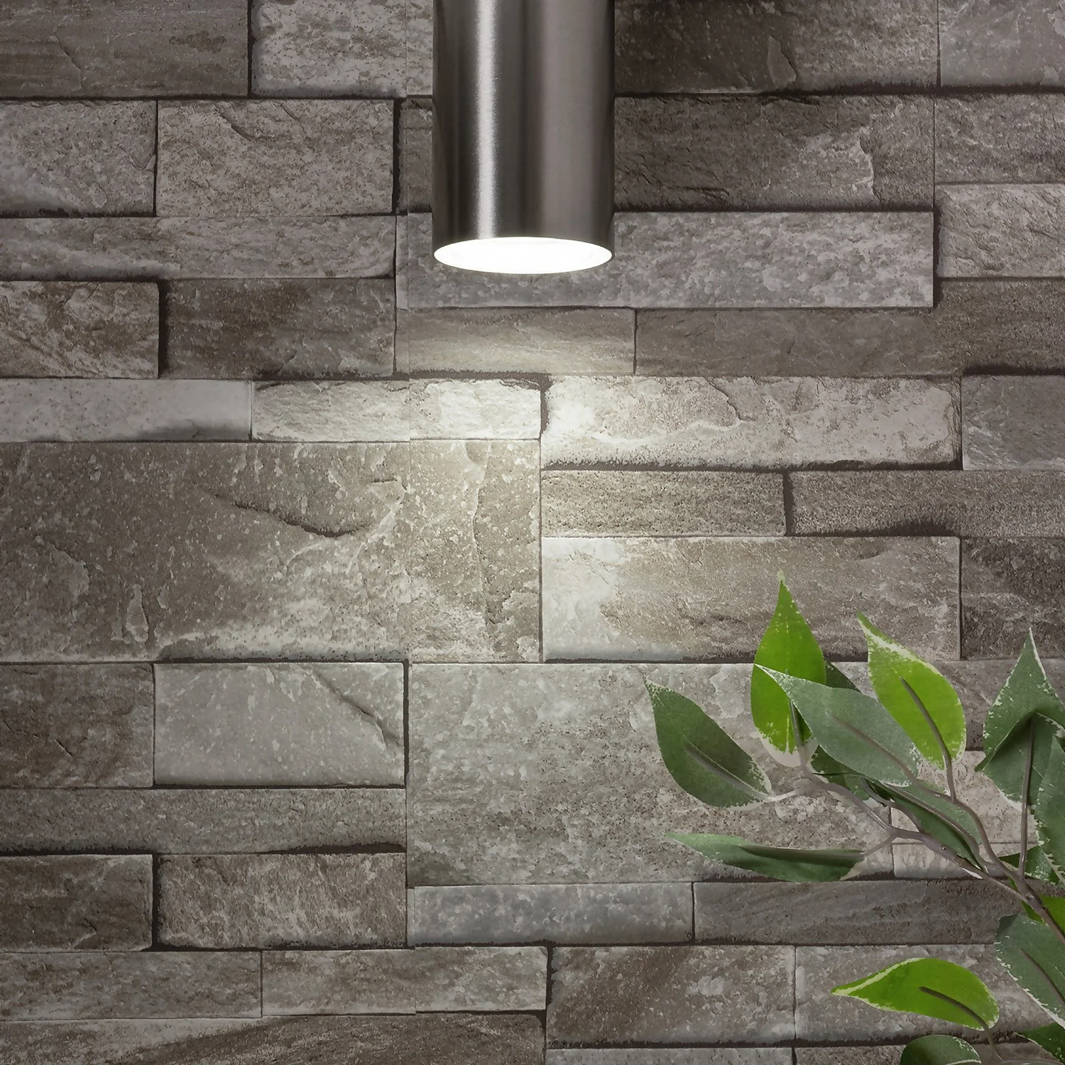 Leto GU10 Porch Light (IP44) - Stainless Steel