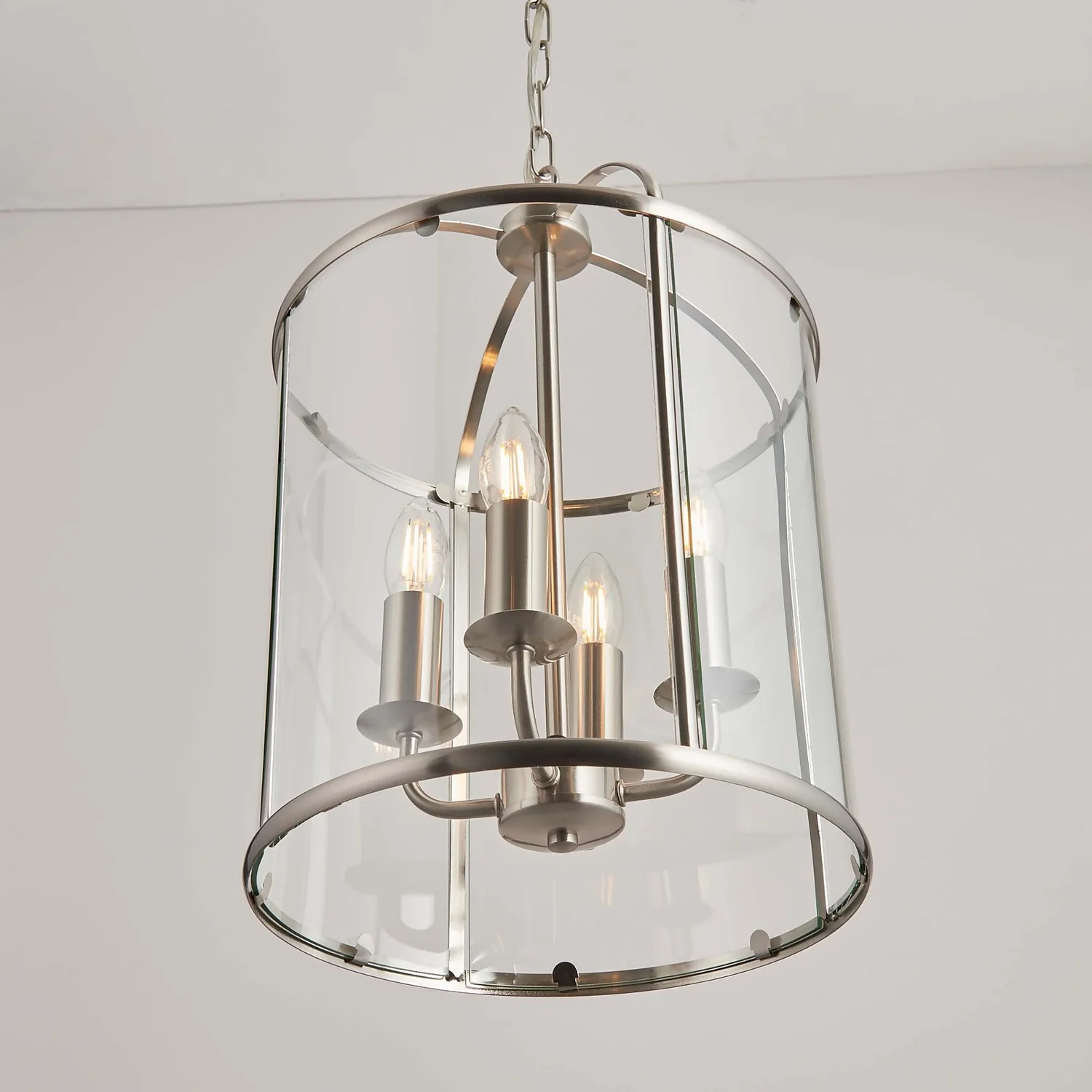 Abott 4 Light Pendant Light - Nickel - Image 7