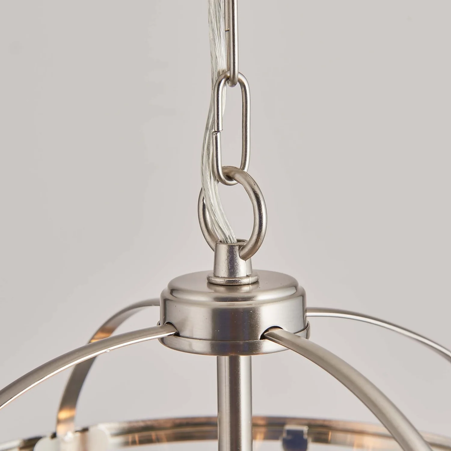Abott 4 Light Pendant Light - Nickel - Image 6