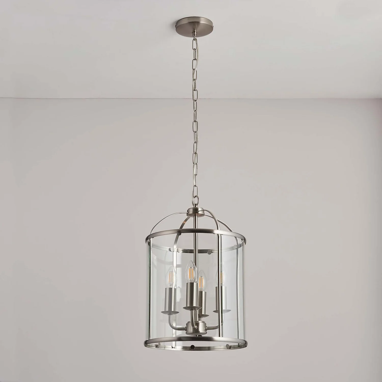 Abott 4 Light Pendant Light - Nickel - Image 3