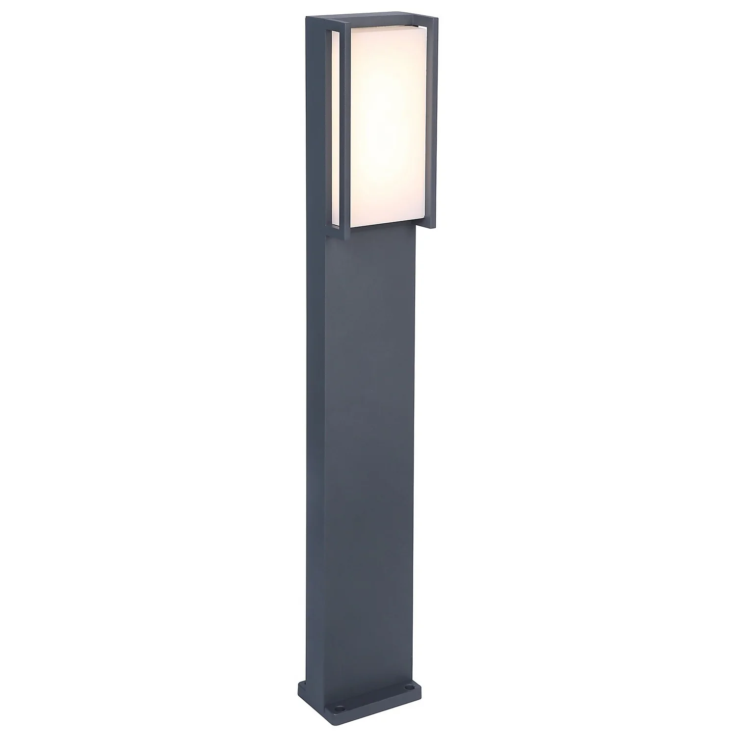 Lutec Qubo LED Outdoor Bollard Light - Anthracite - Image 2