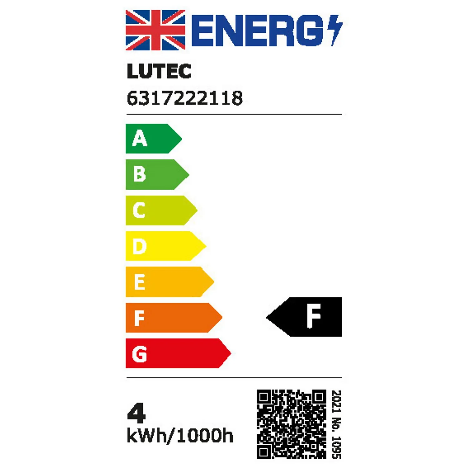 Lutec Titan LED Outdoor Wall/Ceiling Light - Anthracite - Image 5