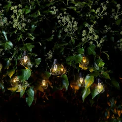 Homebase Edit 10 Metal Solar Cage Lights