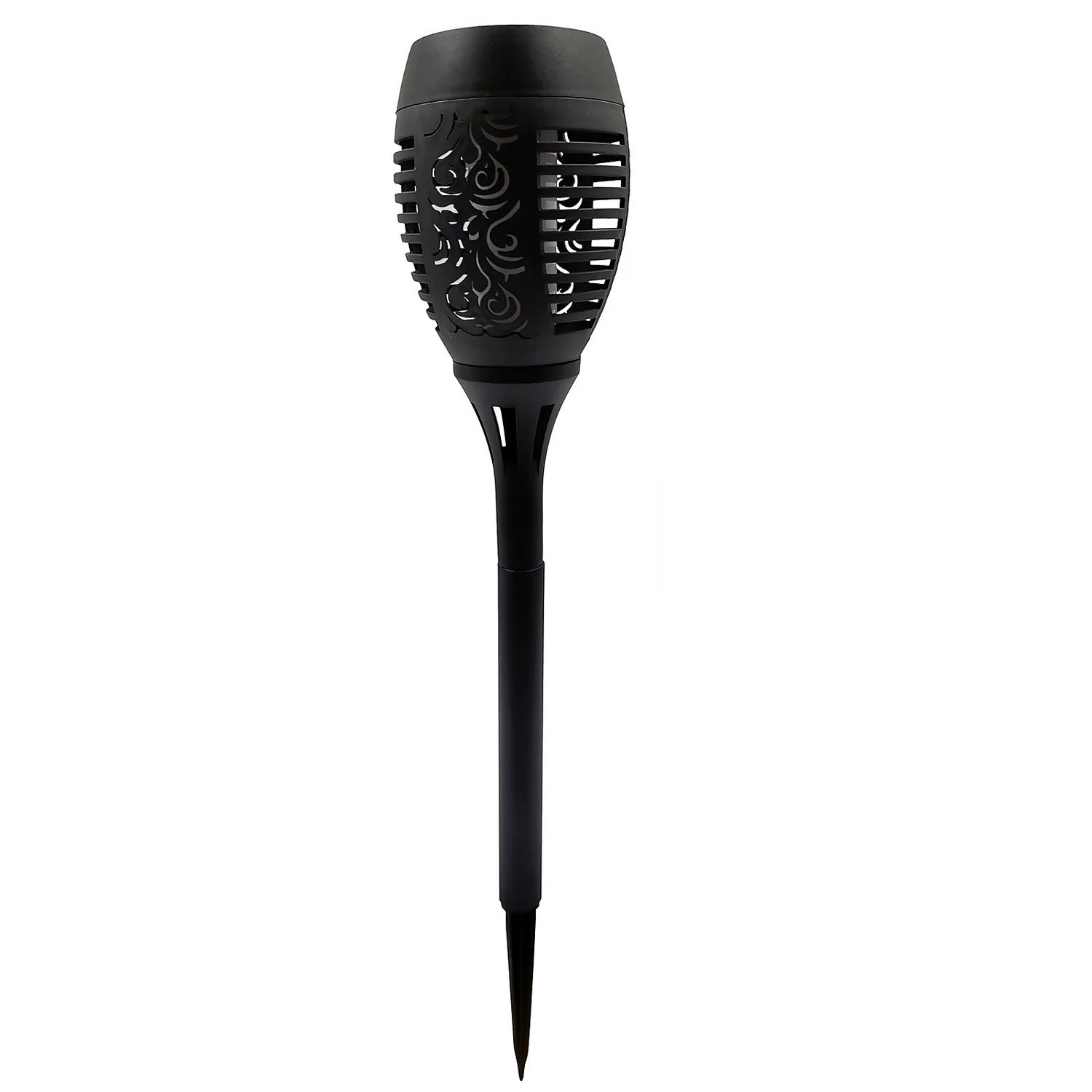 Homebase Edit Black Solar Flame Effect Torch - Image 2