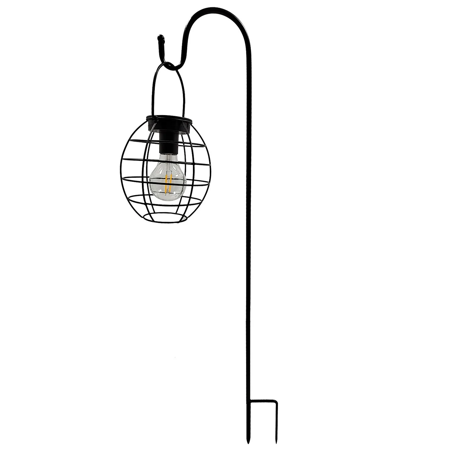 Homebase Edit Solar Hanging Cage Lights - Pack Of 2 - Image 2