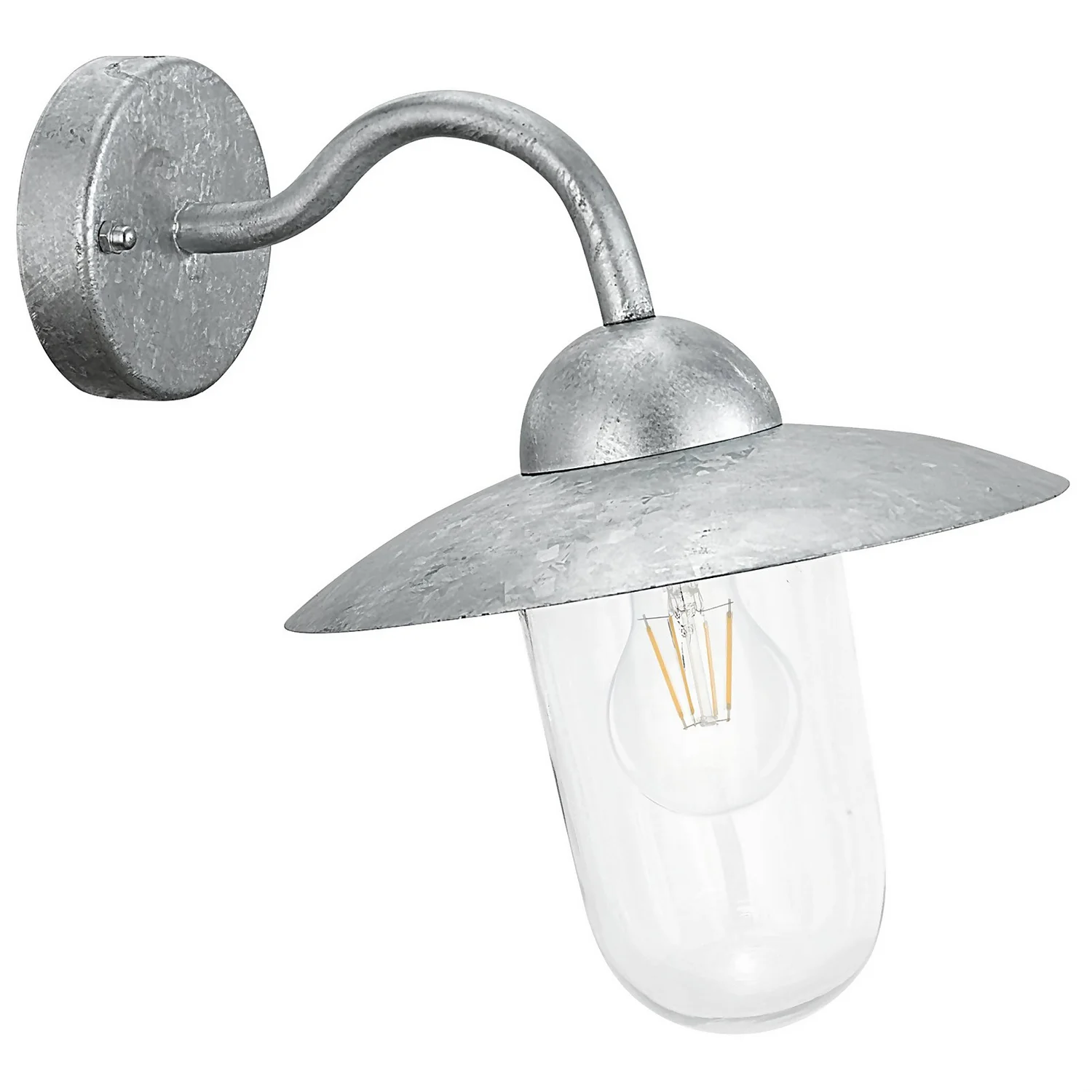 Eglo Milton Outdoor Wall Light - Stainless Steel - Image 2