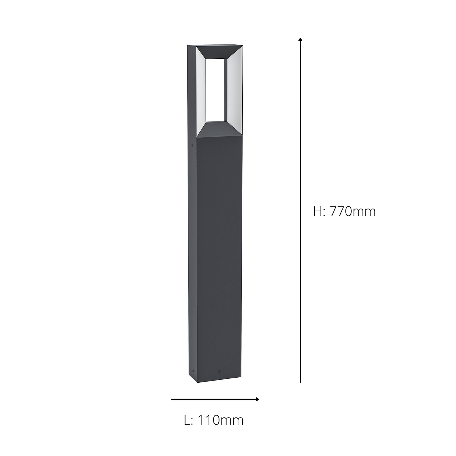 Eglo Riforano Outdoor LED Bollard Light - Image 4