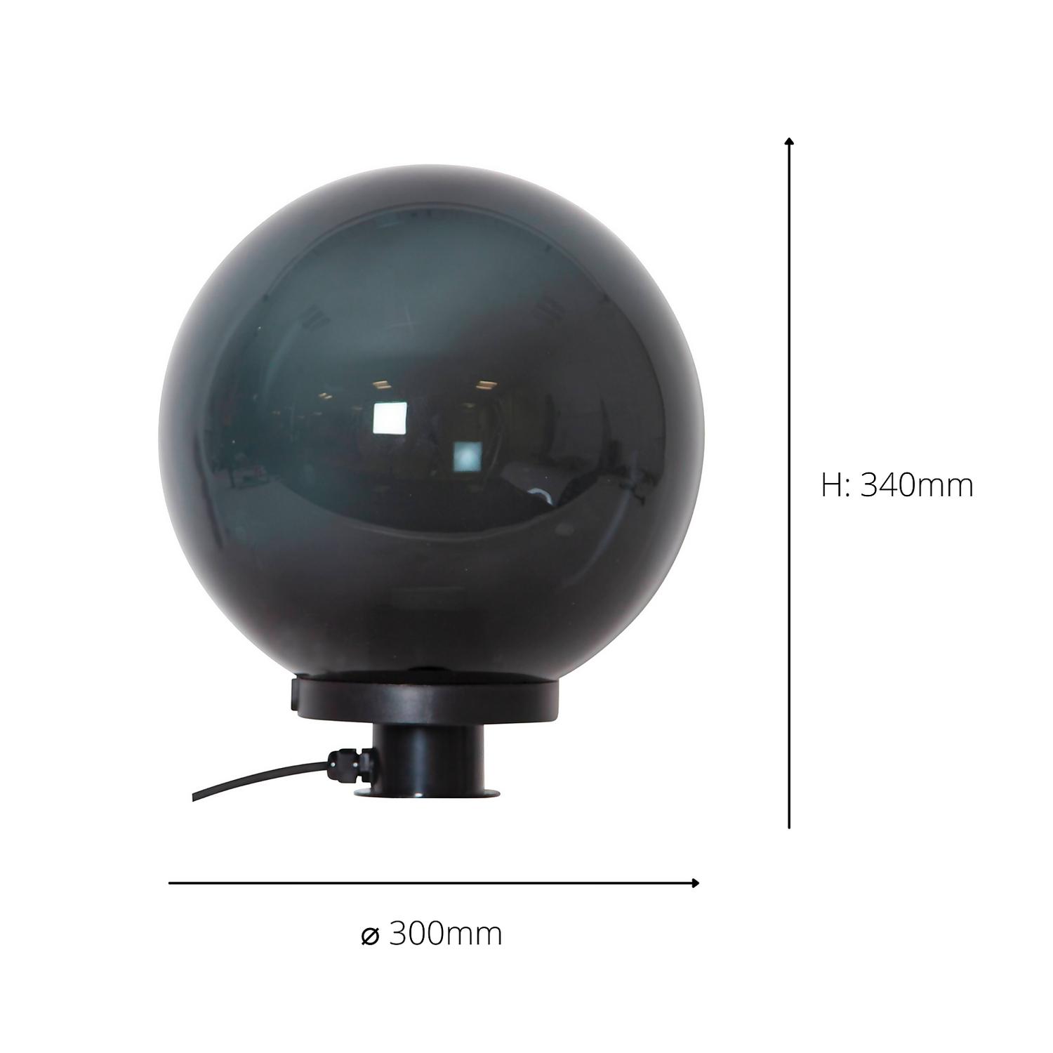 Eglo Monterollo Outdoor Light - 34cm - Image 3