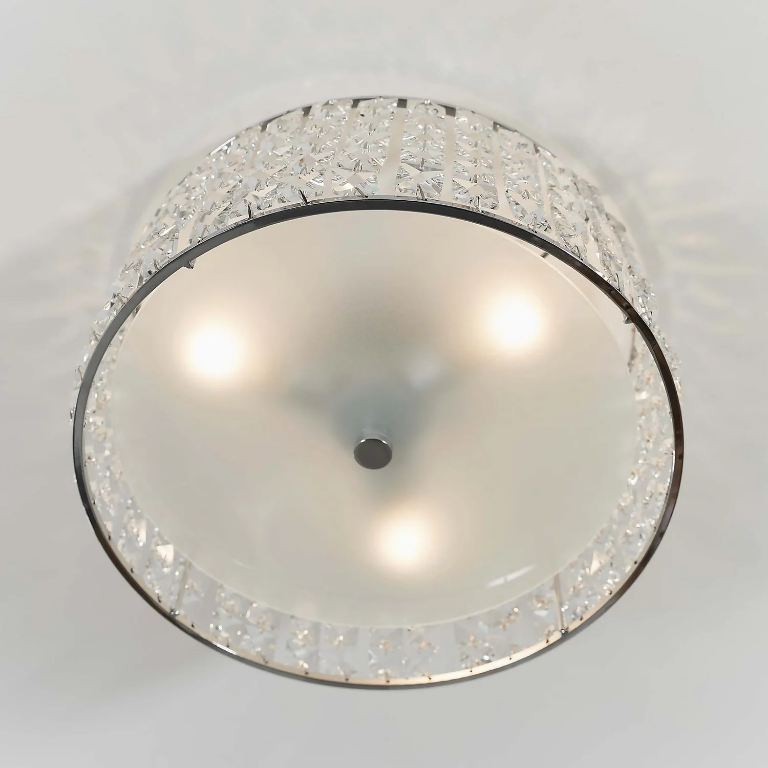 Belfont Bathroom Flush Ceiling Light - Chrome - Image 5