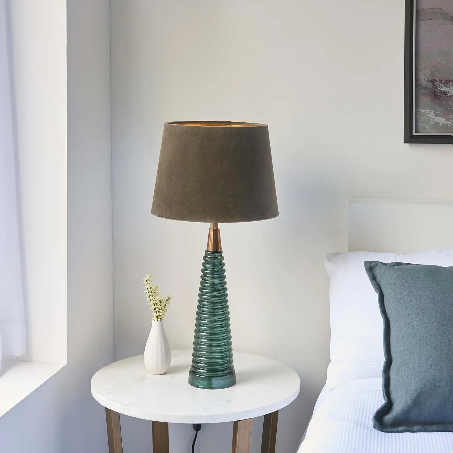 Fearn Table Lamp - Teal - Image 3