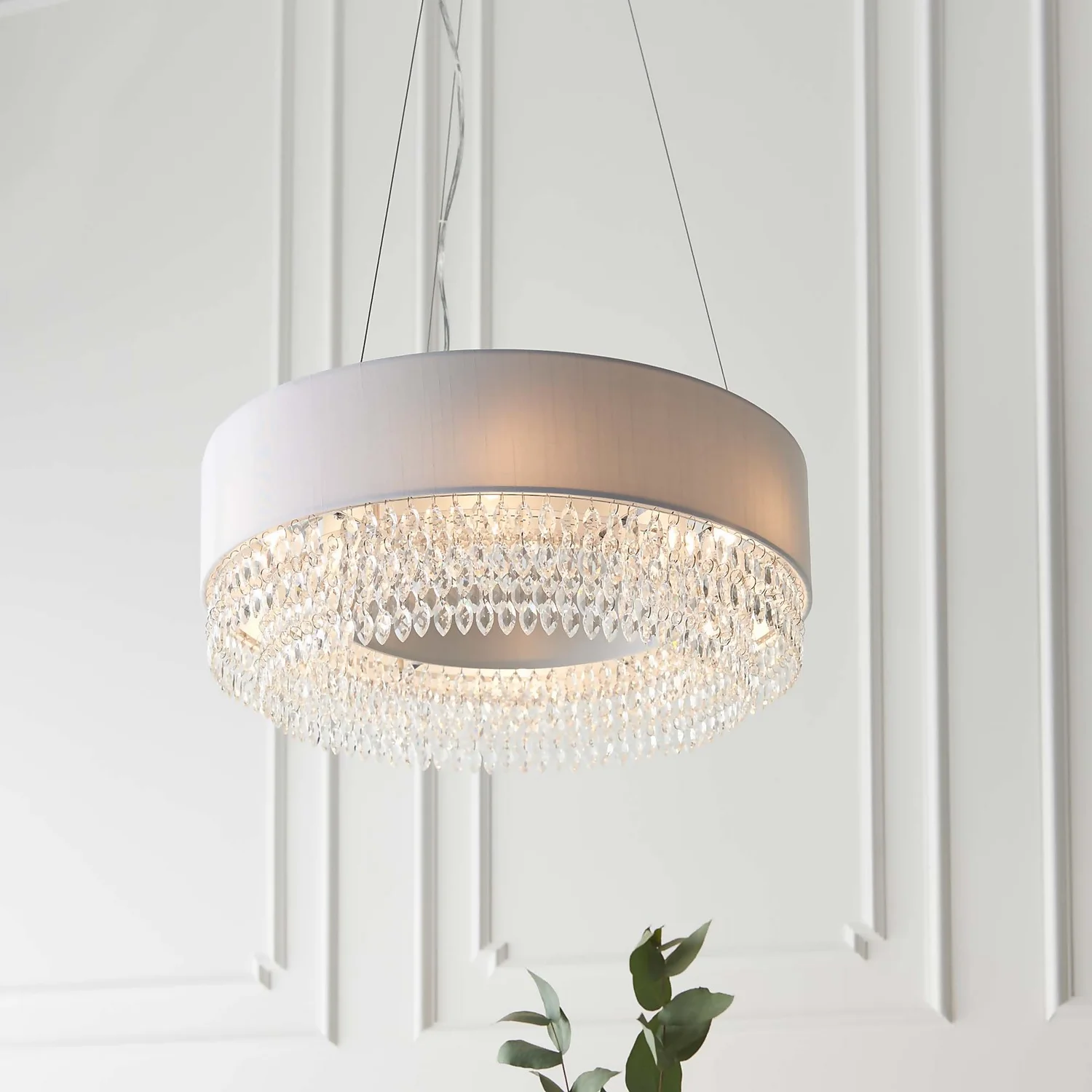 Langwell Pendant Ceiling Light - Grey