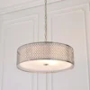 Orton Pendant Ceiling Light - Nickel Effect