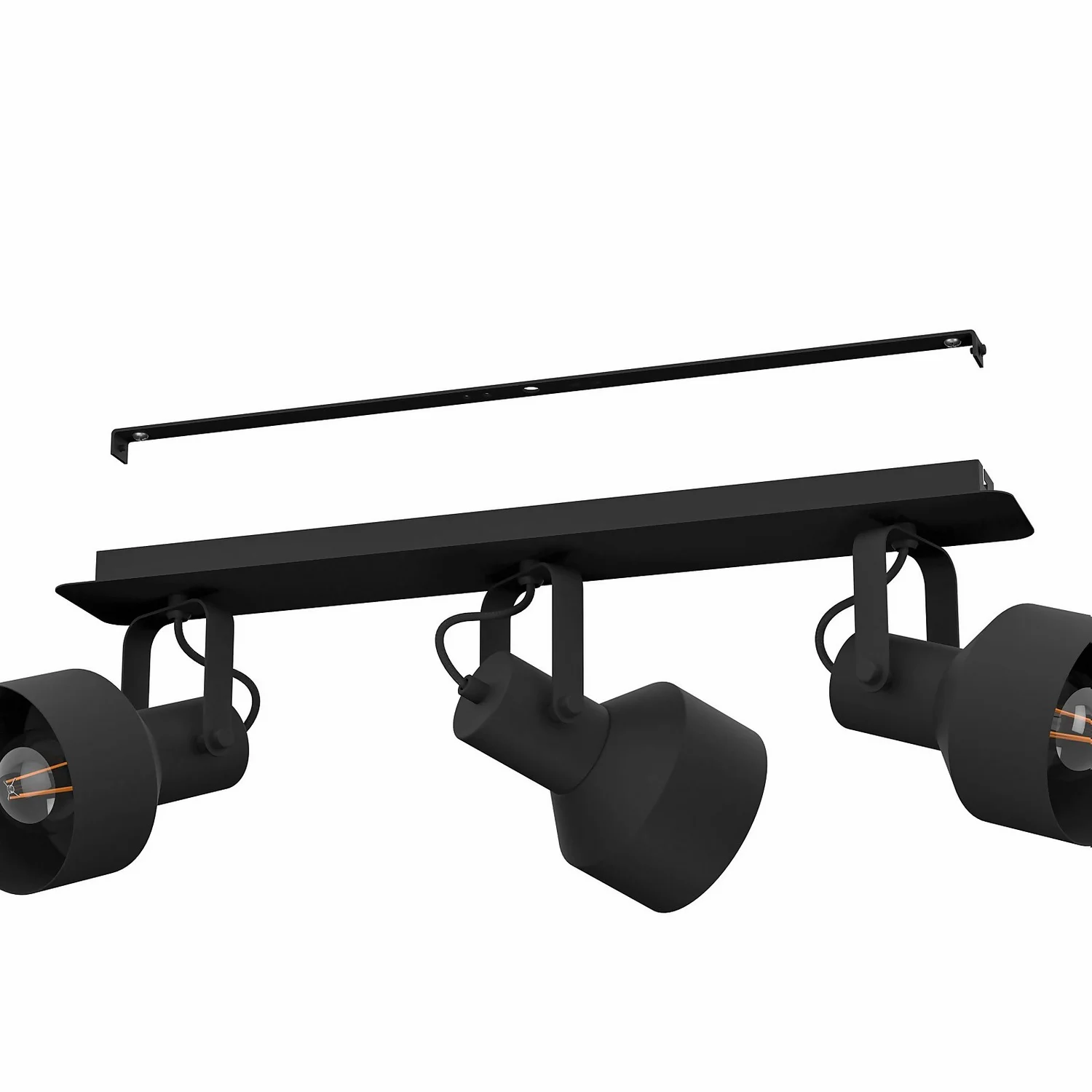 Eglo Casibare 3 Lamp Spotlight - Black - Image 3