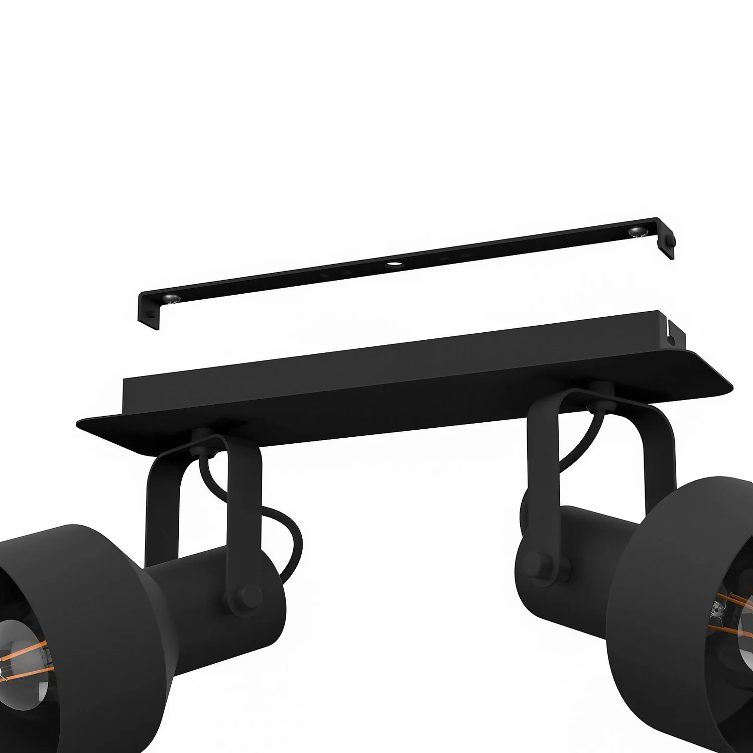 Eglo Casibare 2 Lamp Spotlight - Black - Image 3