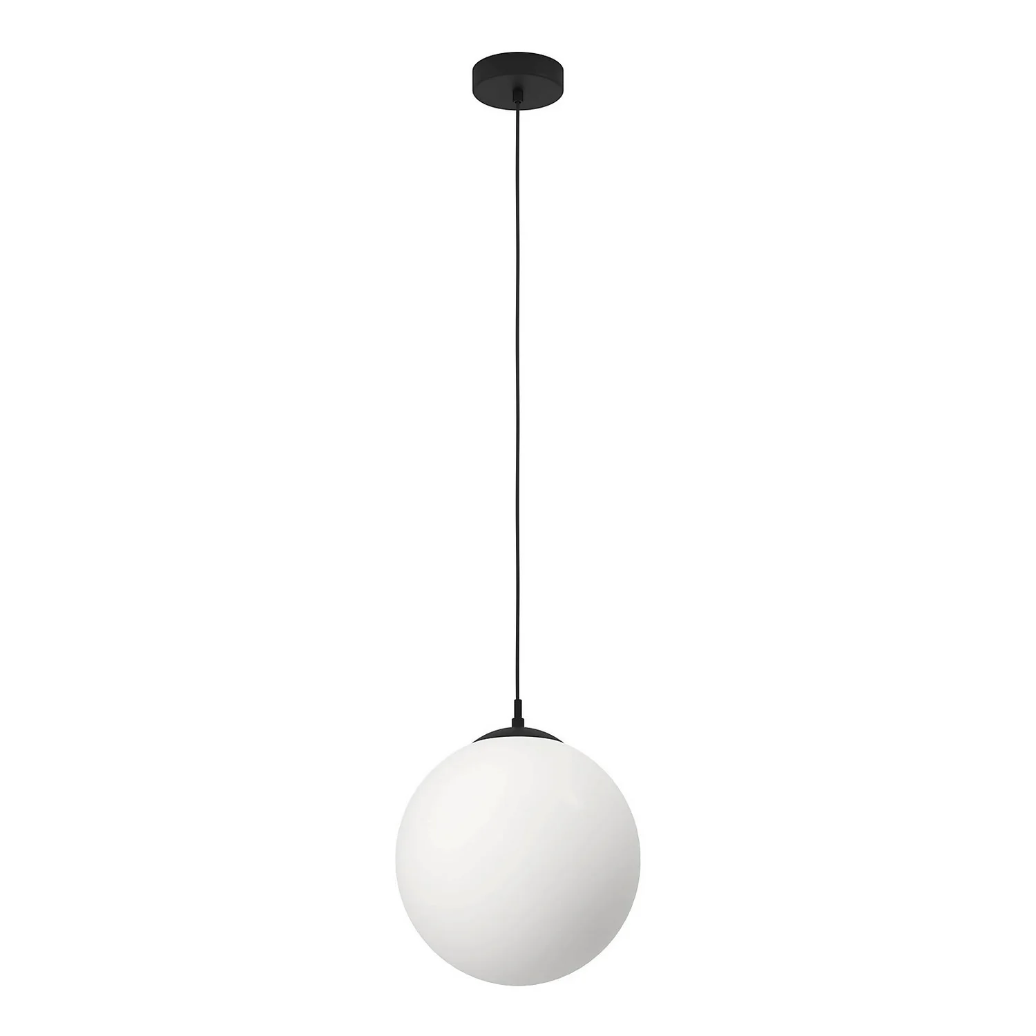 Eglo Rondo Pendant Ceiling Light - Black & Opal - Image 2