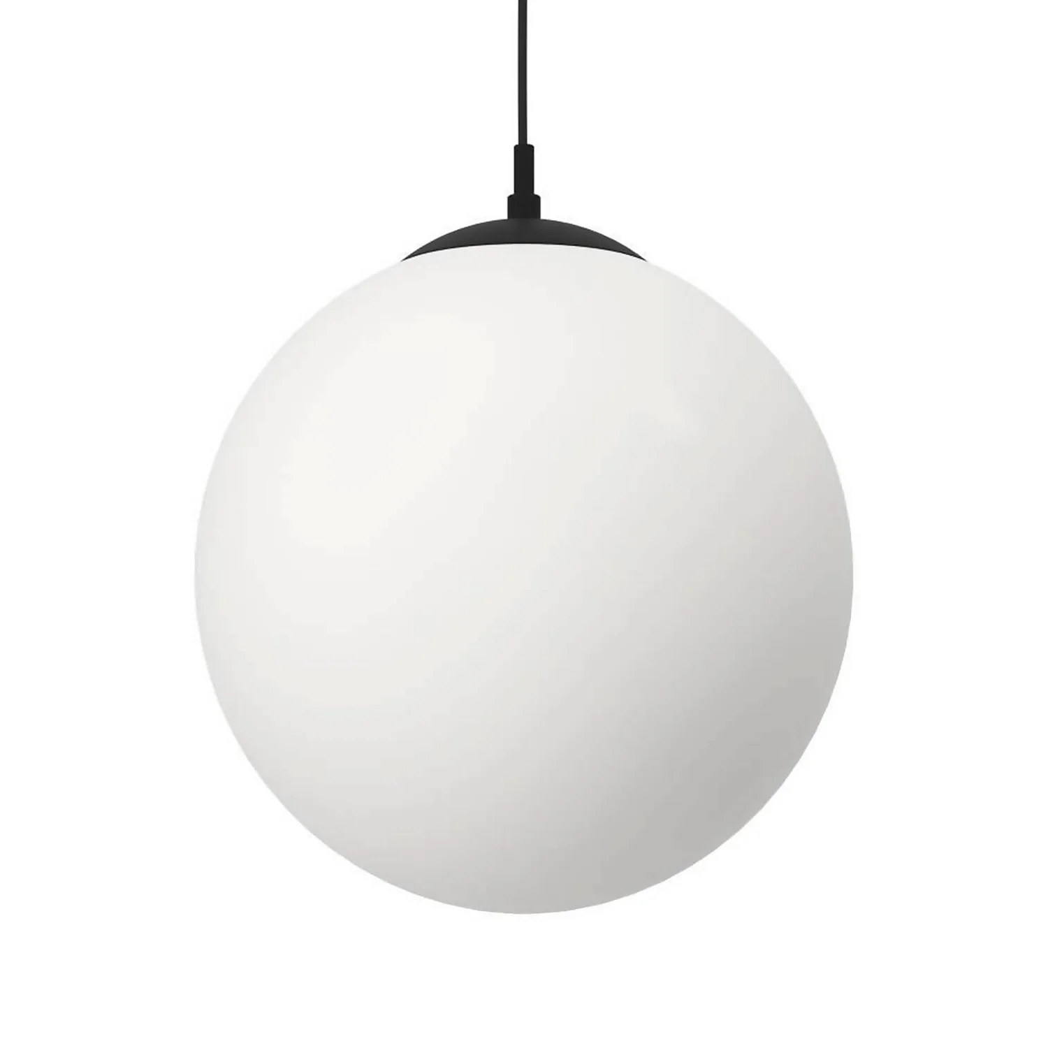 Eglo Rondo Pendant Ceiling Light - Black & Opal - Image 3